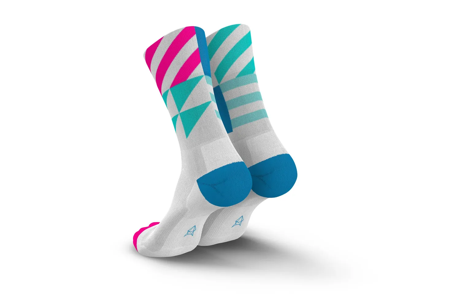 Incylence Ultralight Elements White Blue Pink løbesokker