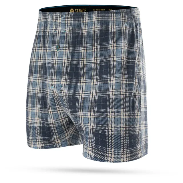 Stance Butter Blend boxer brief blue black – blød pasform