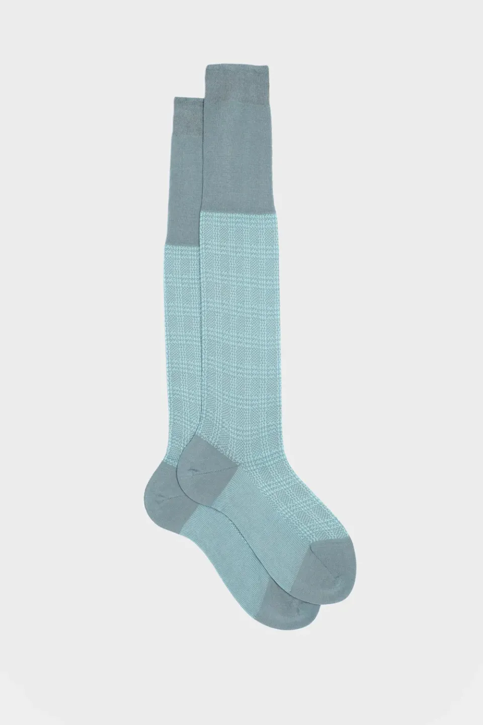 Bresciani Essentials Silvio strømper teal bomuld