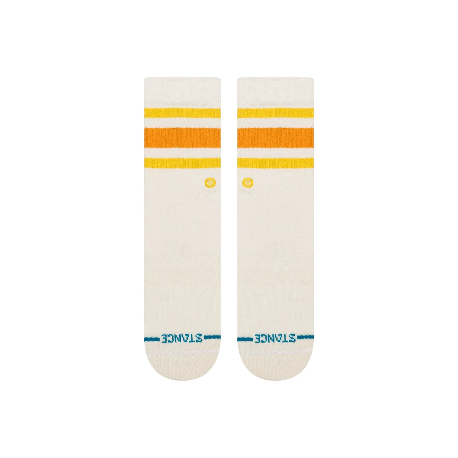 Stance Boyd Kids crew strømper mustard bomuld