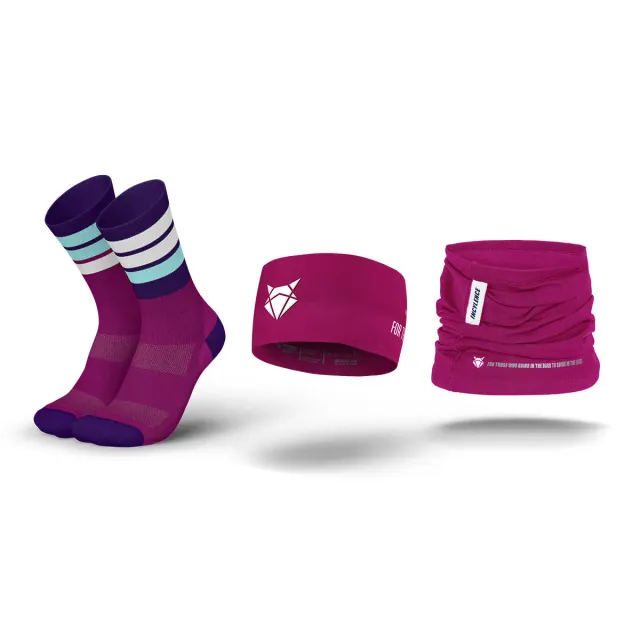 Incylence Winter Essentials Merino Strive strømper magenta
