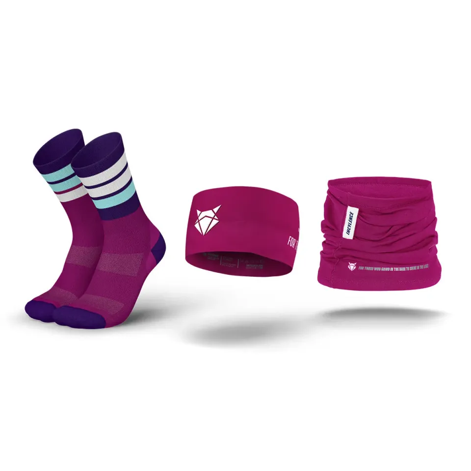 Incylence Winter Essentials Merino Strive strømper magenta