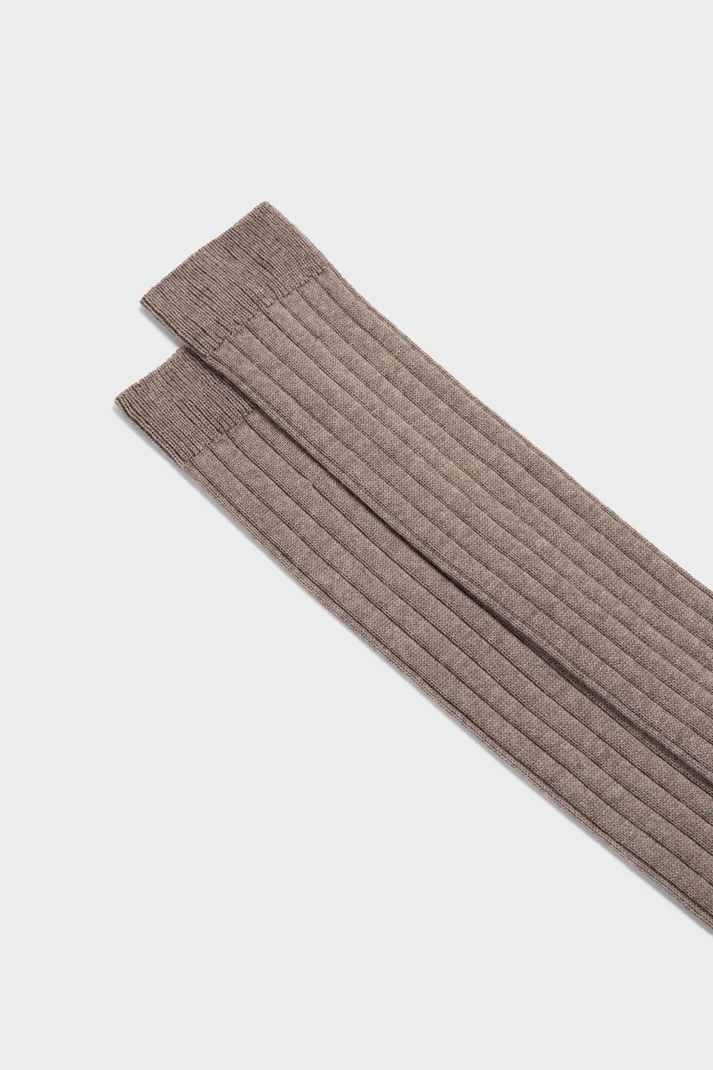 Bresciani Essentials Silvia knæstrømper sand uld