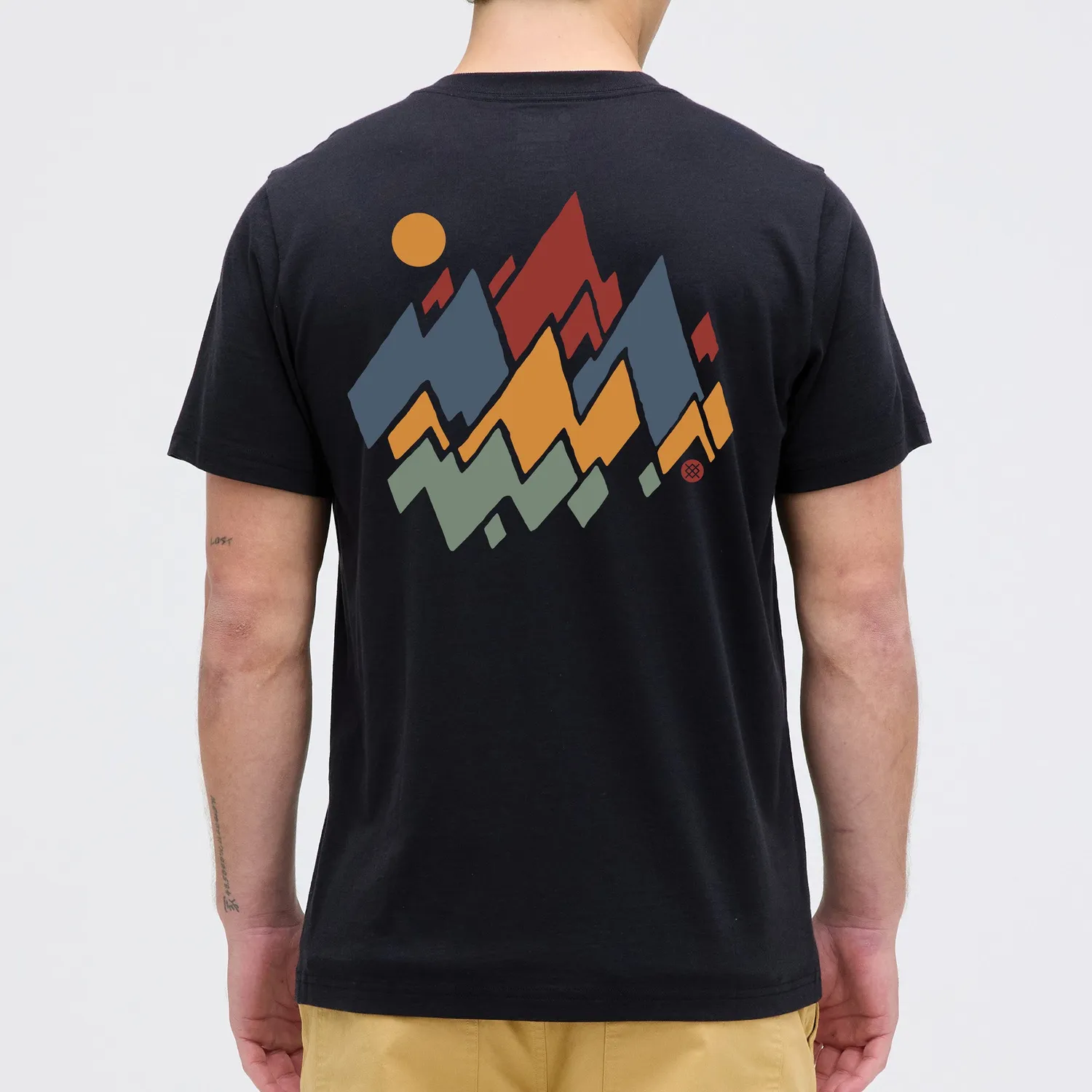 Stance Mountain T-shirt sort bomuld