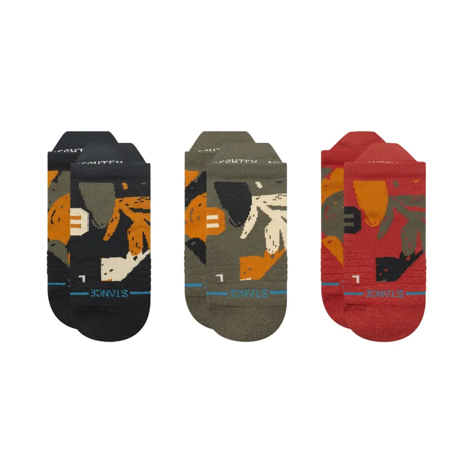 Stance In Paradise tab strømper sort 3-pak medium