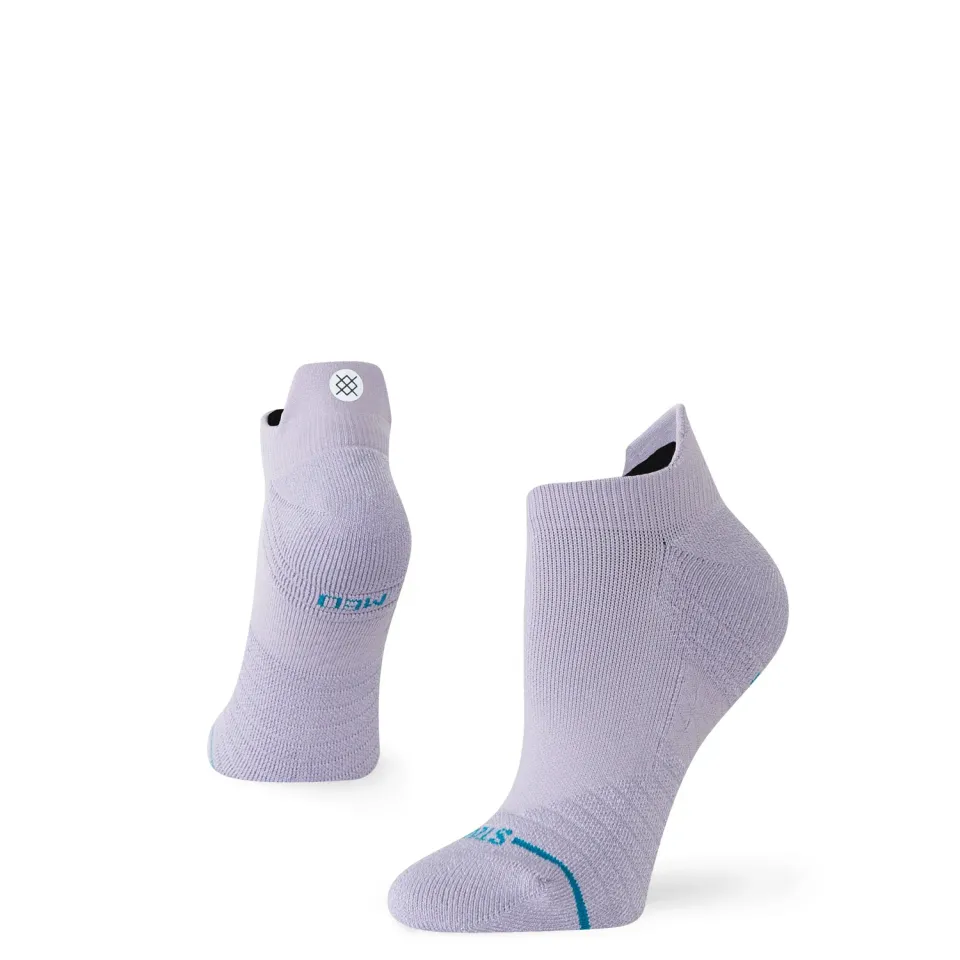 Stance Solid Mid Tab løbestrømper lilla