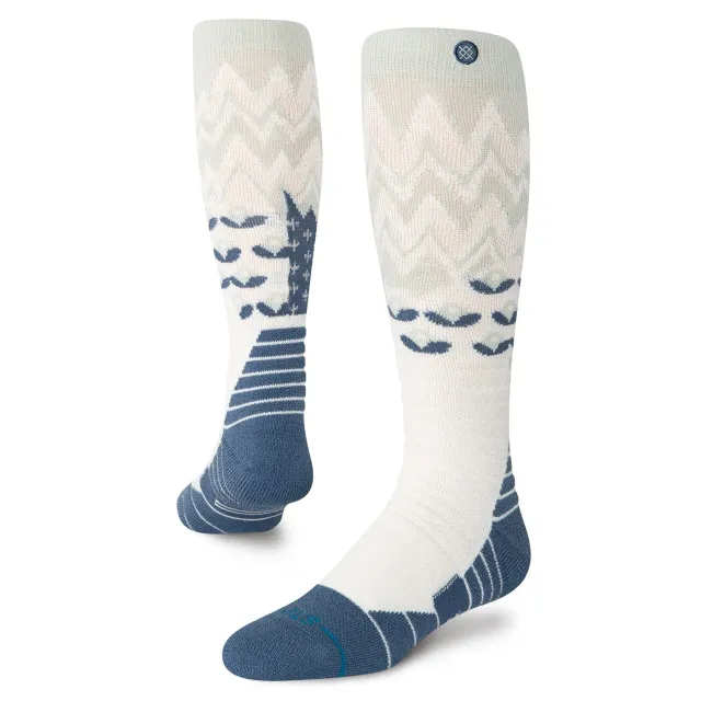 Stance Alpine Mid Poly Skistrømper Pale Blue