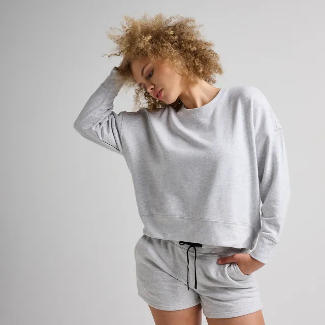 Stance Shelter Crew sweatshirt heather stone – dame