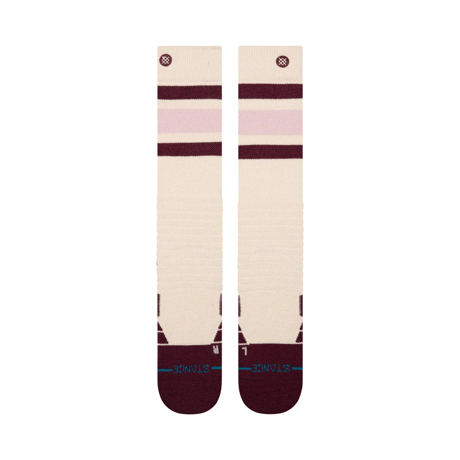 Stance Boyd Mid Wool snestrømper Oatmeal uld