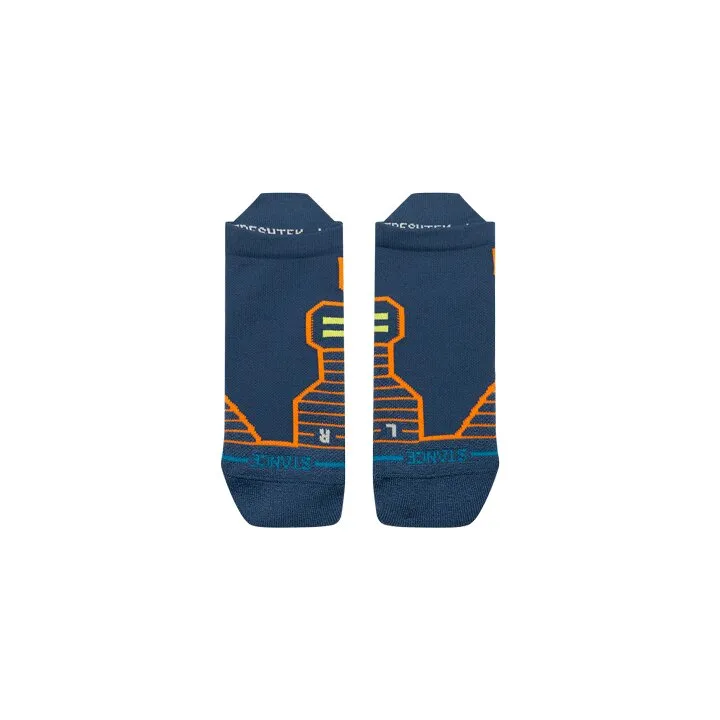 Stance Variegated Mid Tab strømper navy medium
