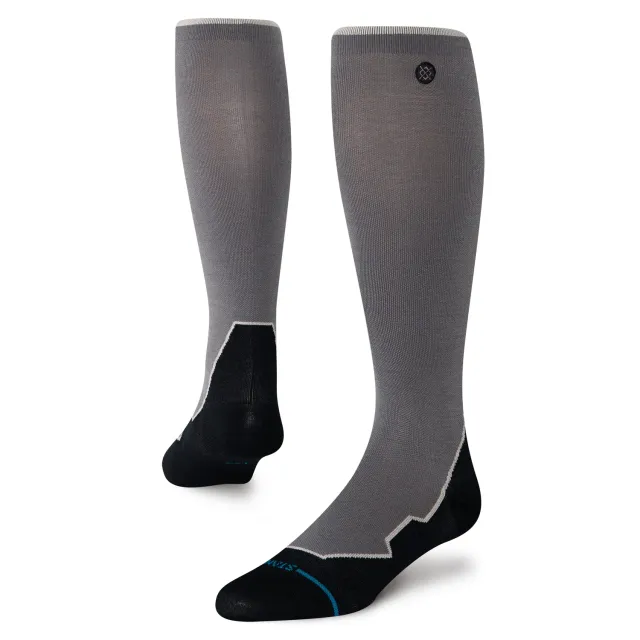 Stance Contrast Seam uld skisok mørkegrå ultralet