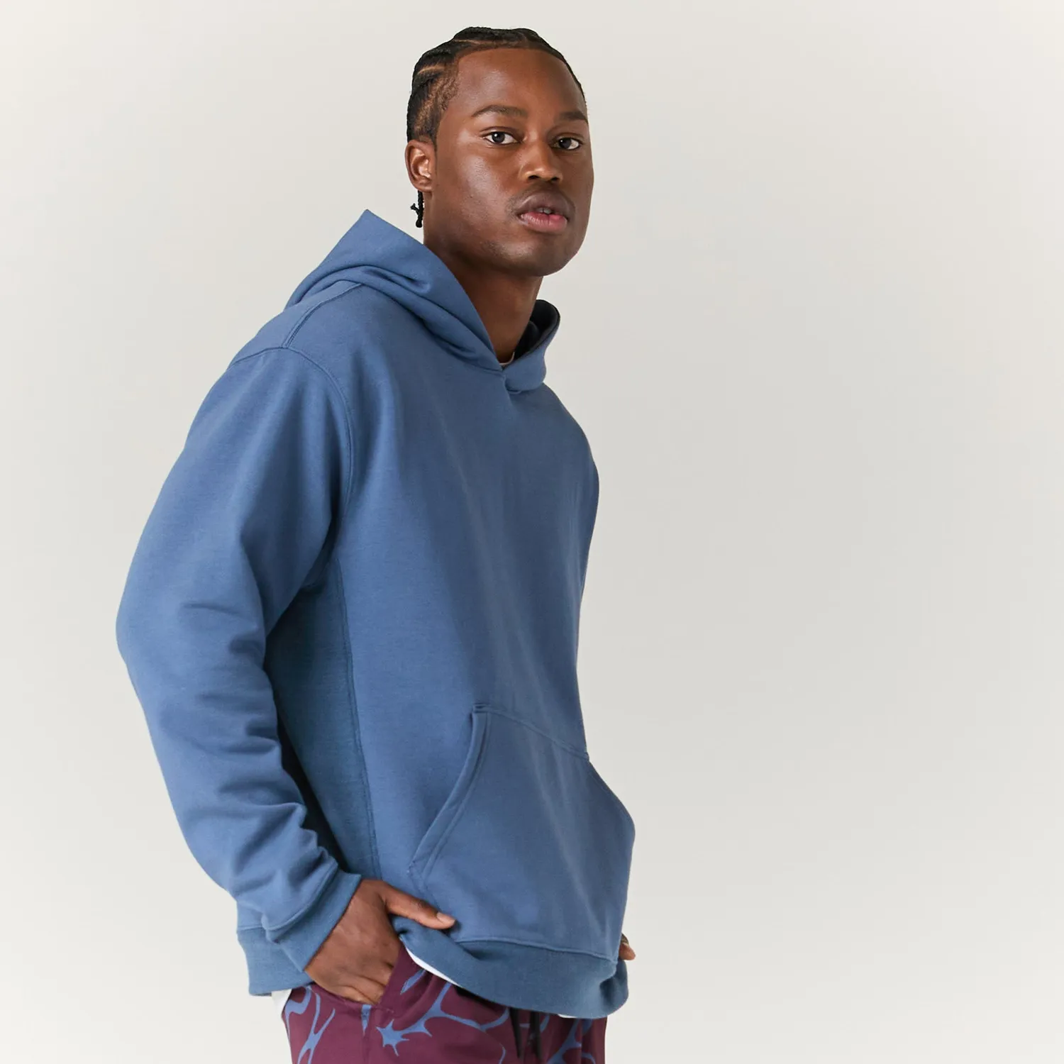 Stance Aura Hoodie hættetrøje sea blue relaxed
