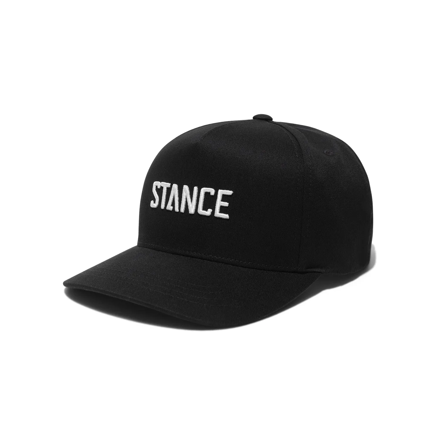 Stance Icon snapback kasket sort-hvid medium profil