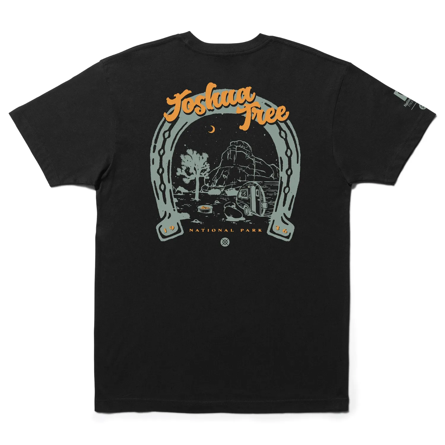 Stance Joshua Tree T-shirt sort – 100% bomuld