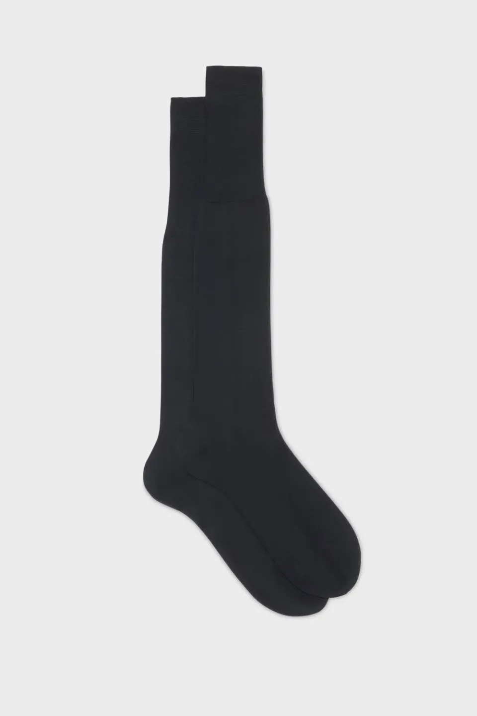 Bresciani Essentials Lorenzo strømper navy bomuld 1 par