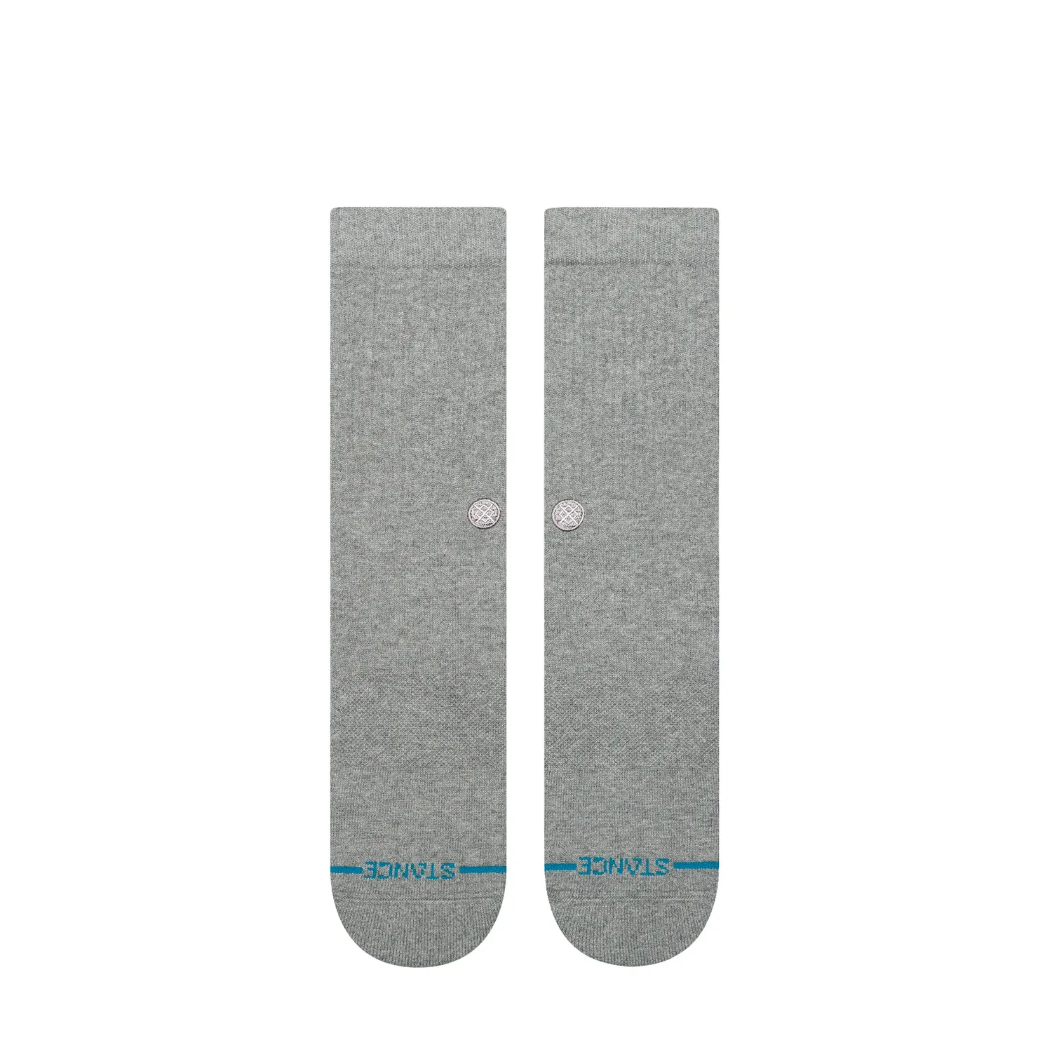 Stance Icon Crew sokker gråmeleret medium polstring