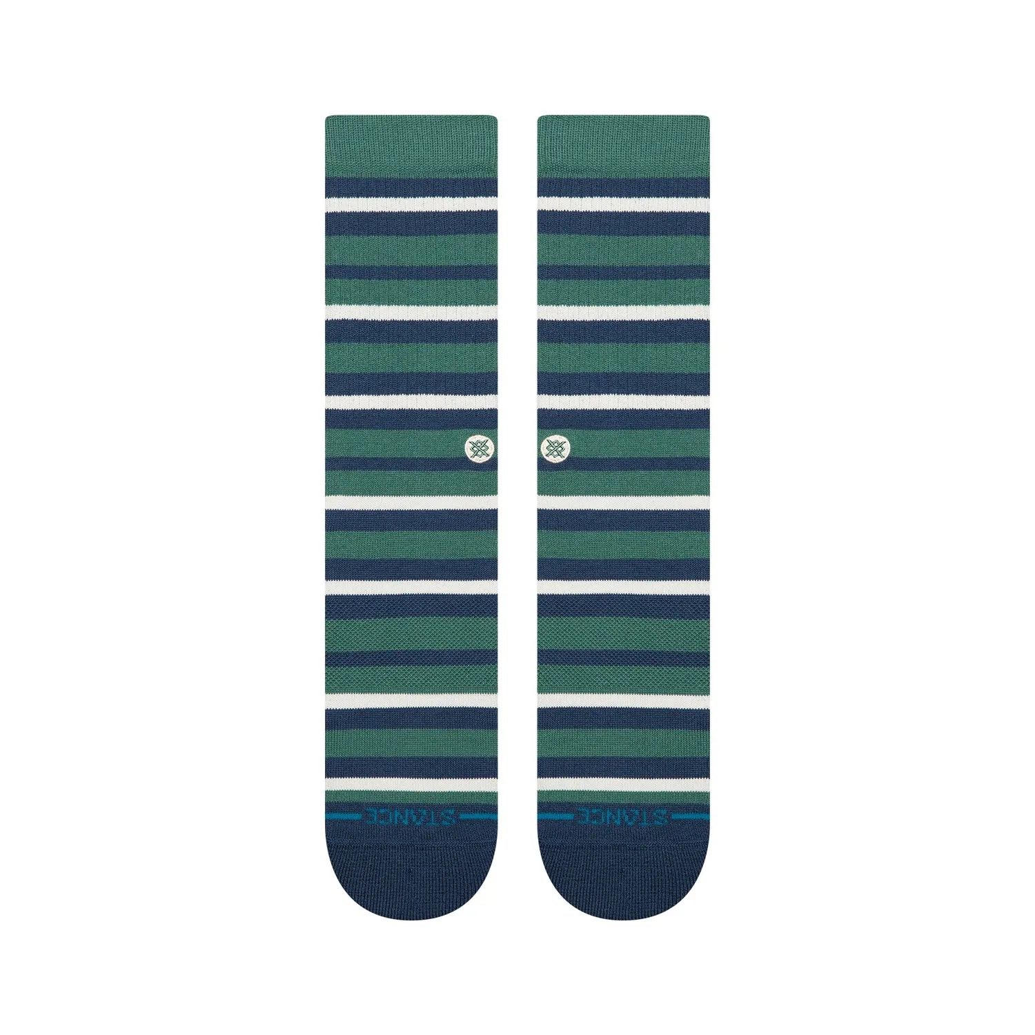 Stance Brett crew sokker teal kæmmet bomuld