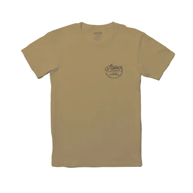 Stance Standard Issue t-shirt khaki – bomuld