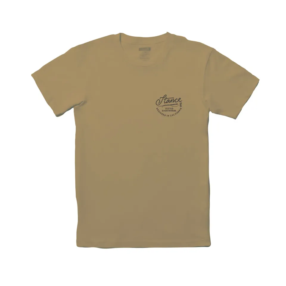 Stance Standard Issue t-shirt khaki – bomuld
