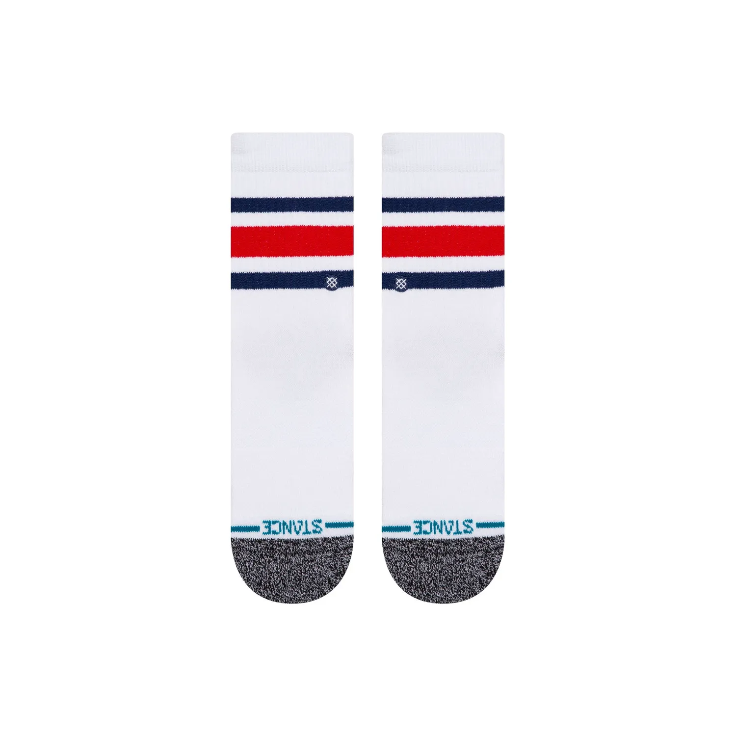 Stance Boyd Kids Crew sokker white blue bomuld