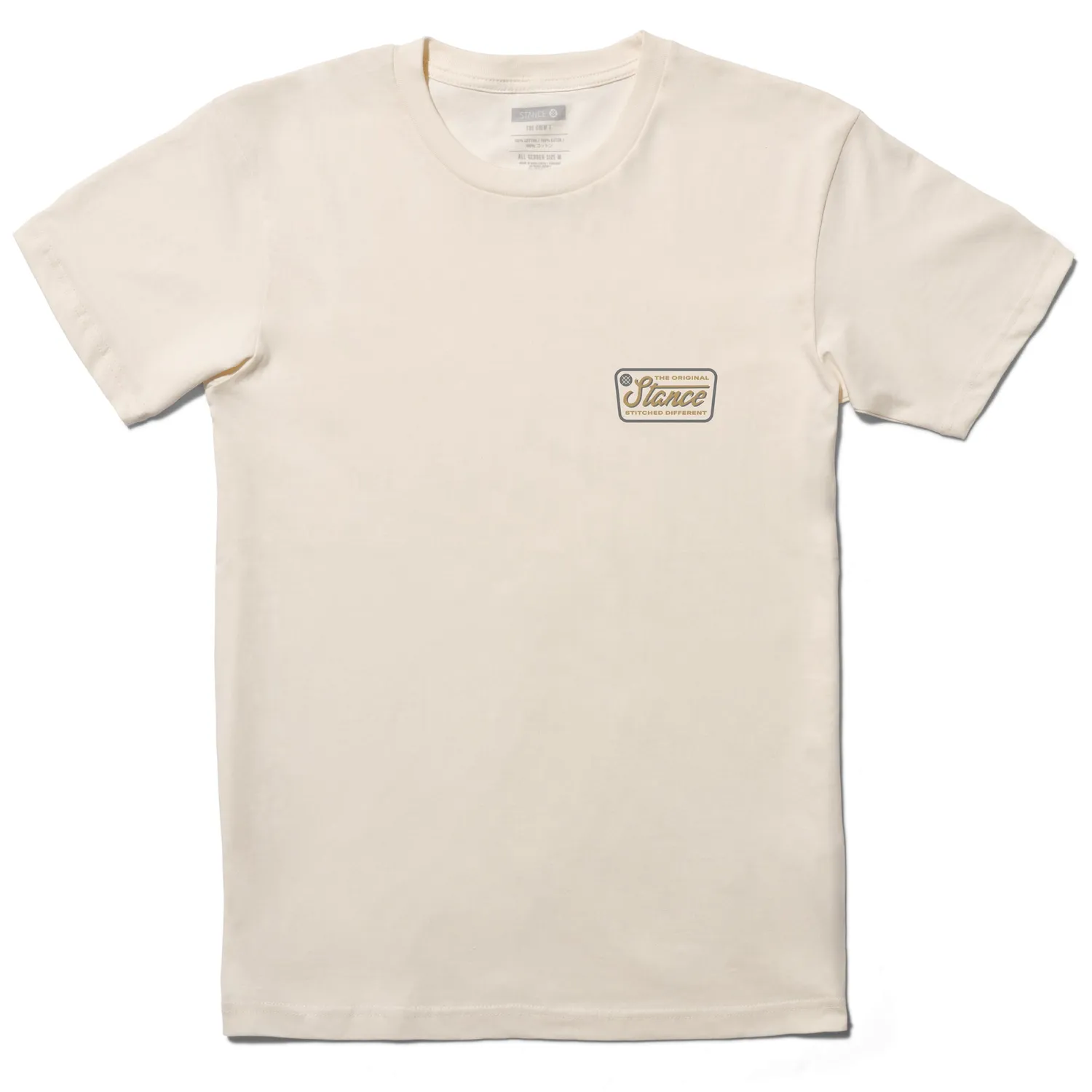 Stance Script Seal t-shirt Canvas bomuld