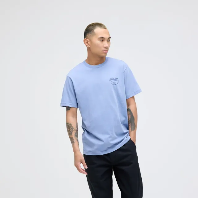 Stance Standard Issue tee stone blue bomuld