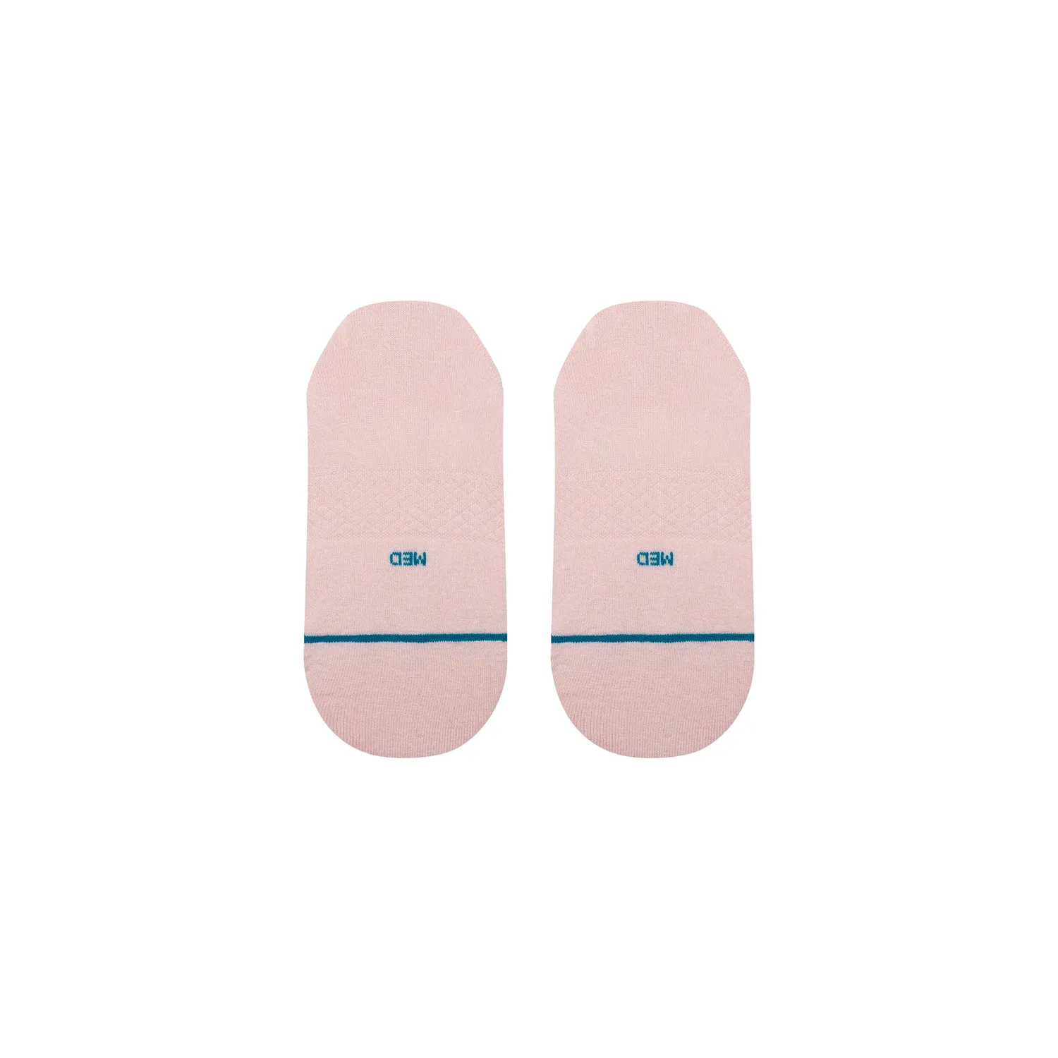 Stance Icon No Show damestrømper pink let polstring