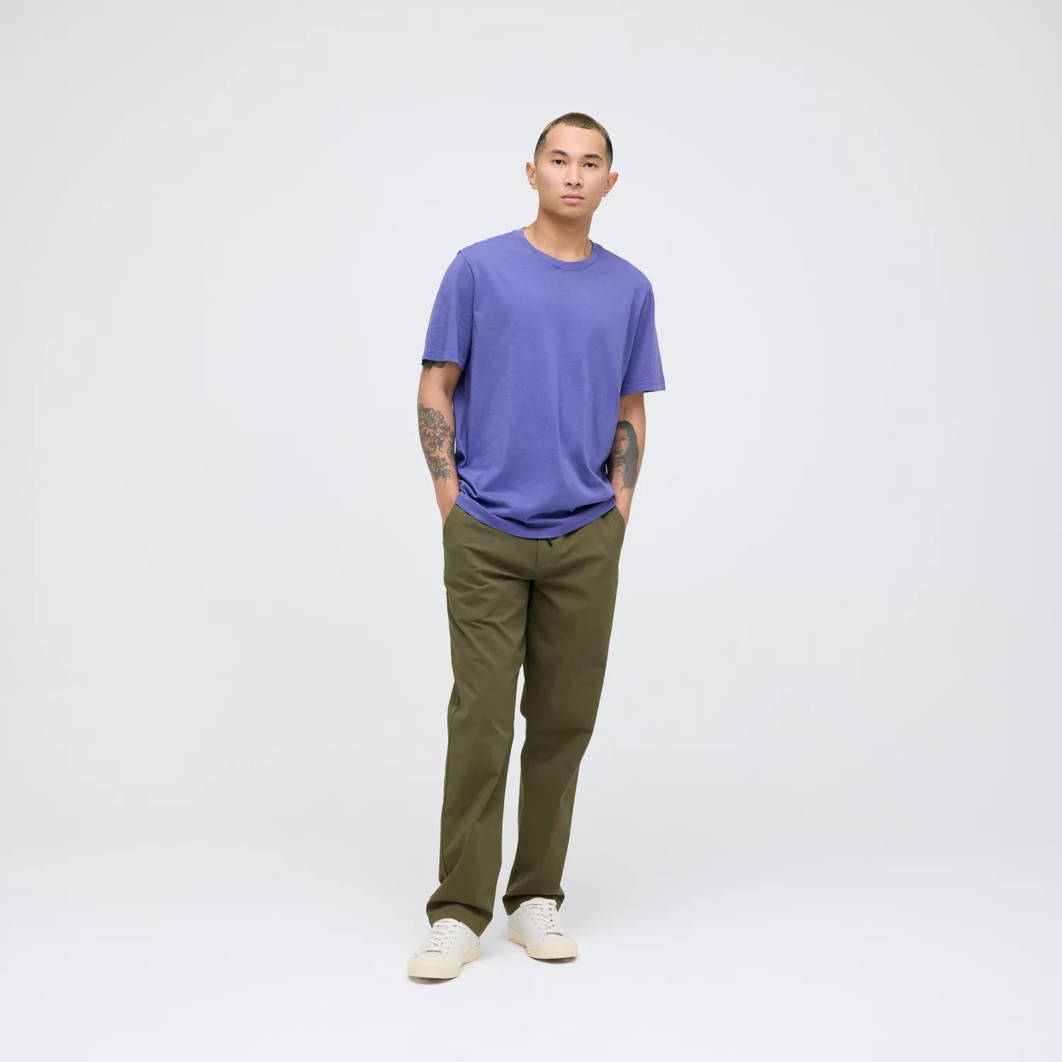 Stance Studio t-shirt indigo økologisk bomuld