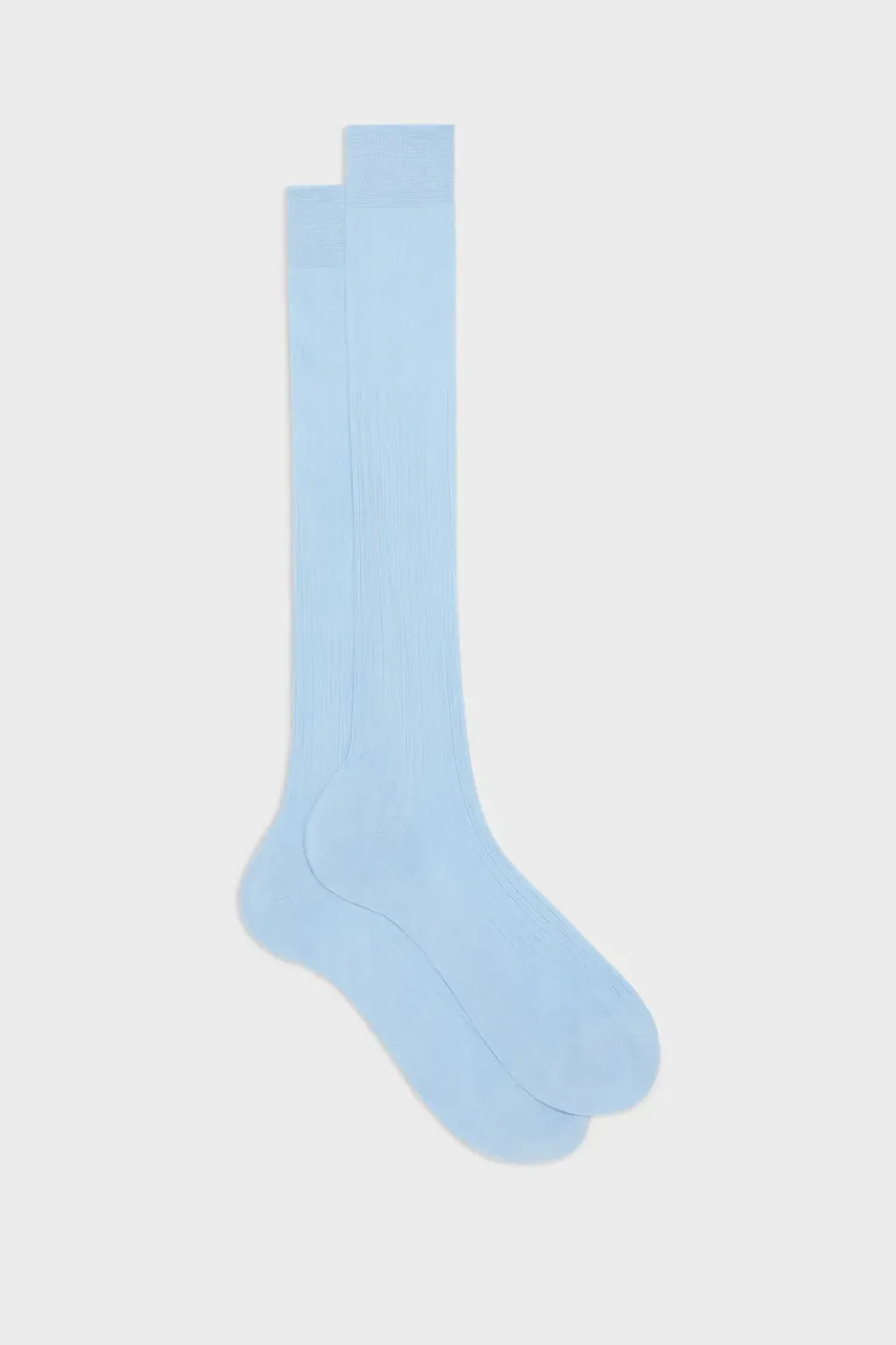 Bresciani Essentials Cesare herrestrømper sea blue bomuld