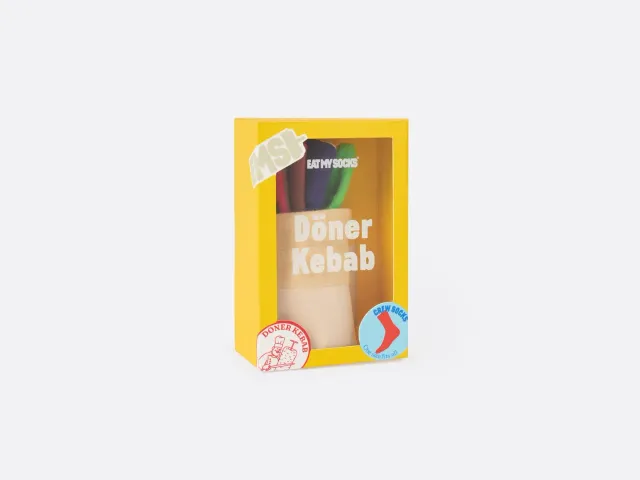 Eat My Socks Döner Kebab strømper kebabprint