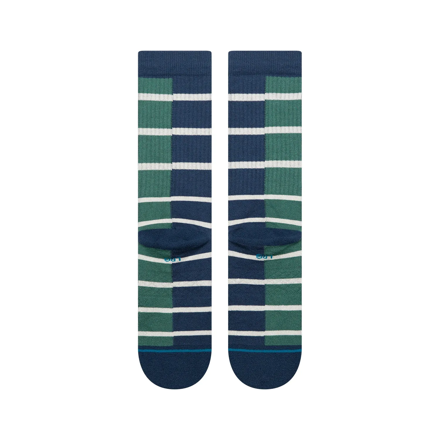 Stance Double Vision crew sokker teal blød nylonblend