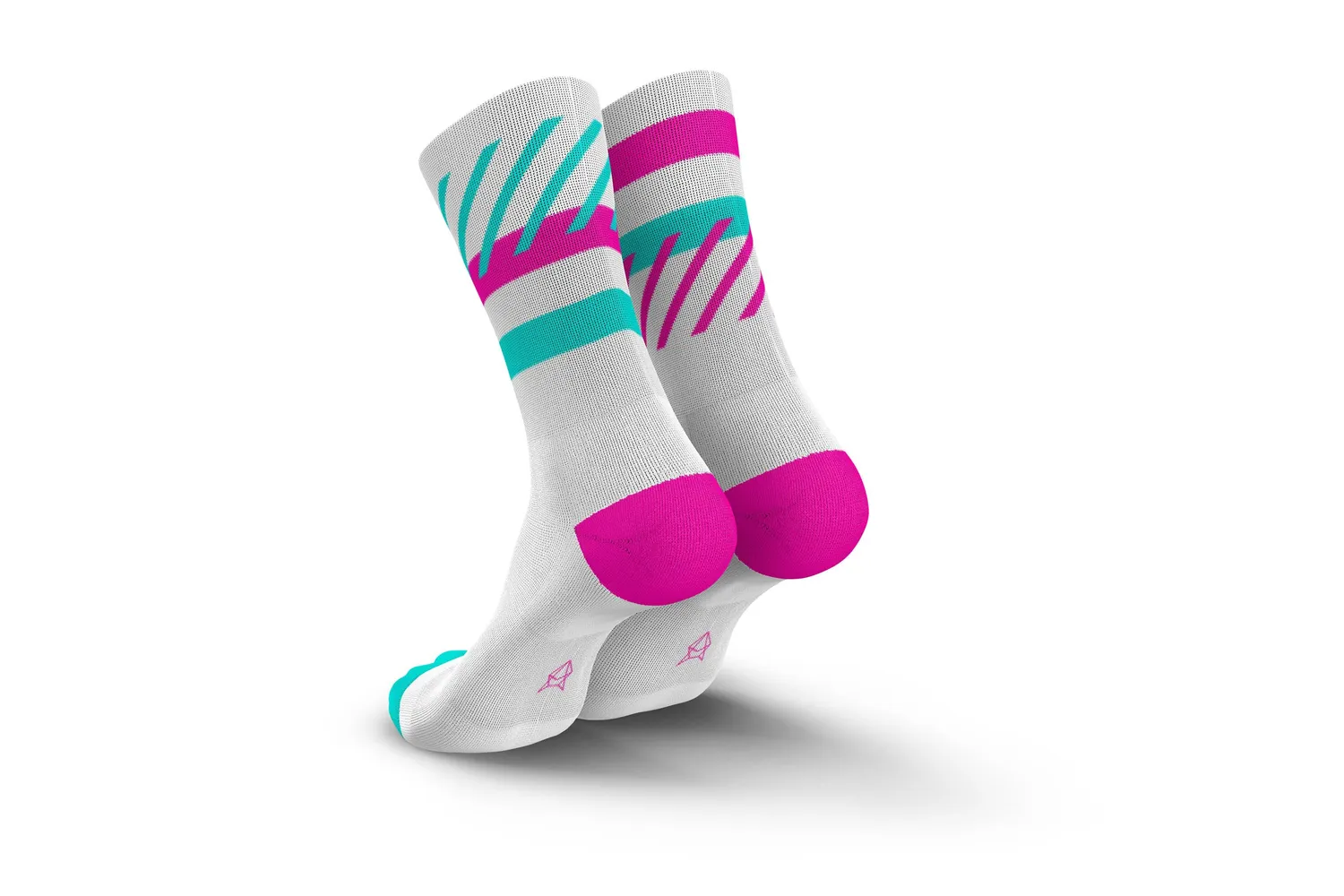 Incylence Running Disrupts Pink Cyan løbestrømper pink