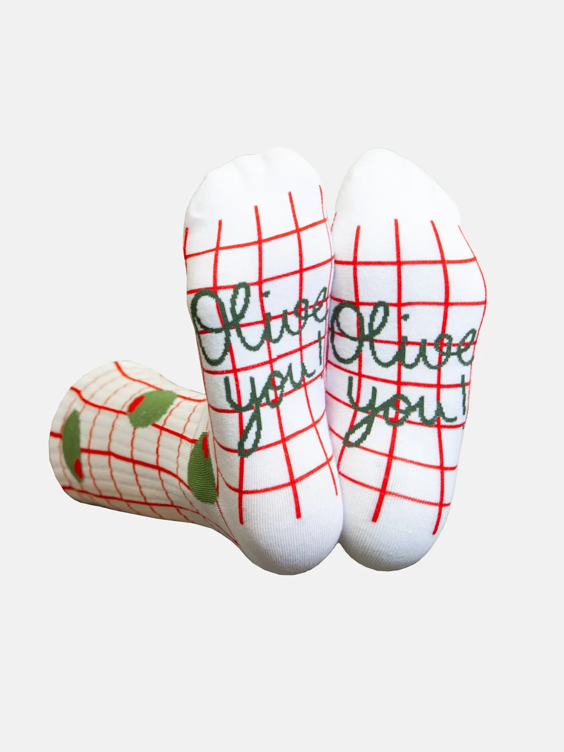 Eat My Socks Olive sokker flat-pack Olive You