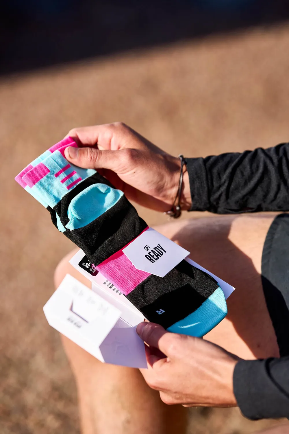 Incylence Ultralight Stages løbestrømper mint pink