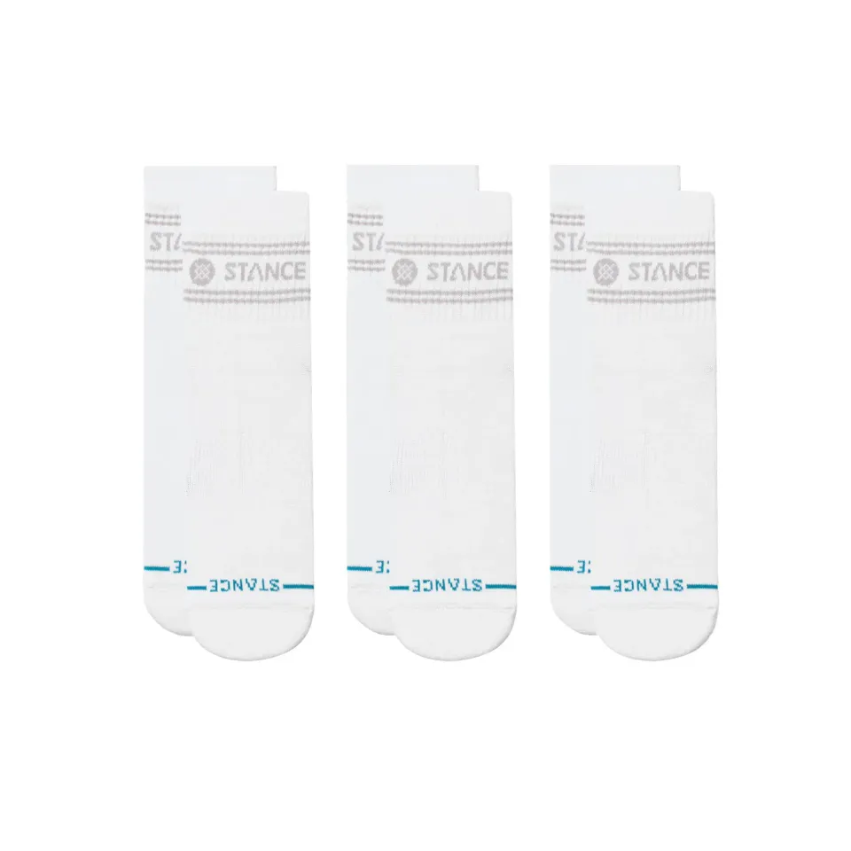 Stance Vital Quarter sokker hvid 3-pak medium