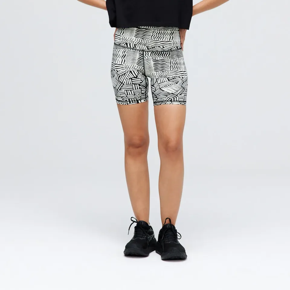 Stance Happenings bike shorts råhvid nylon