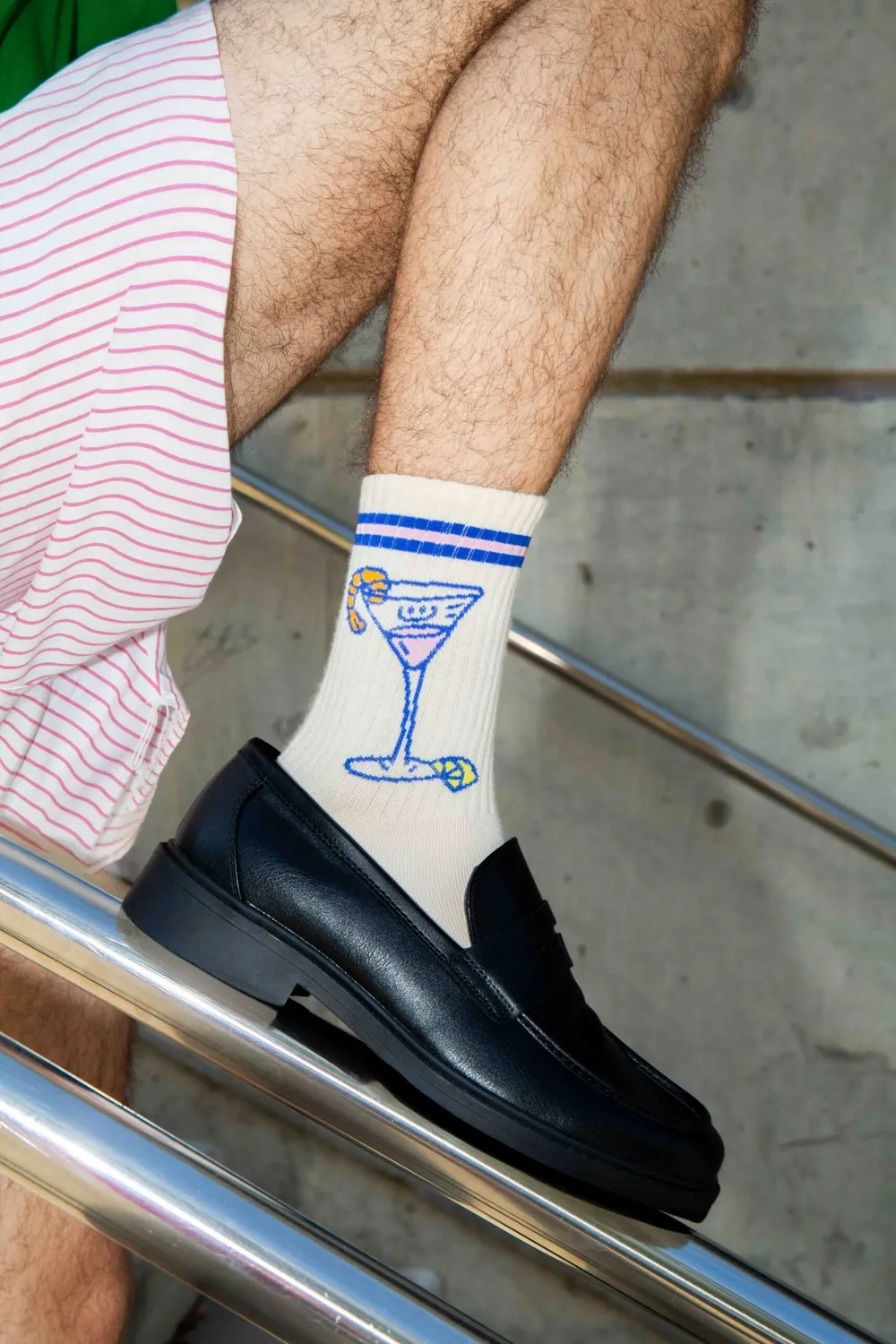 Eat My Socks Shrimp Cocktail sokker retro savor life