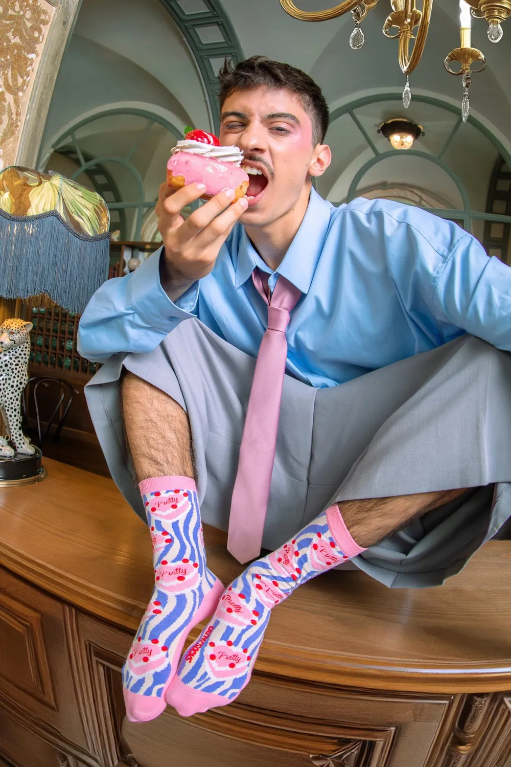 Eat My Socks Pretty Cake sokker kage 3D