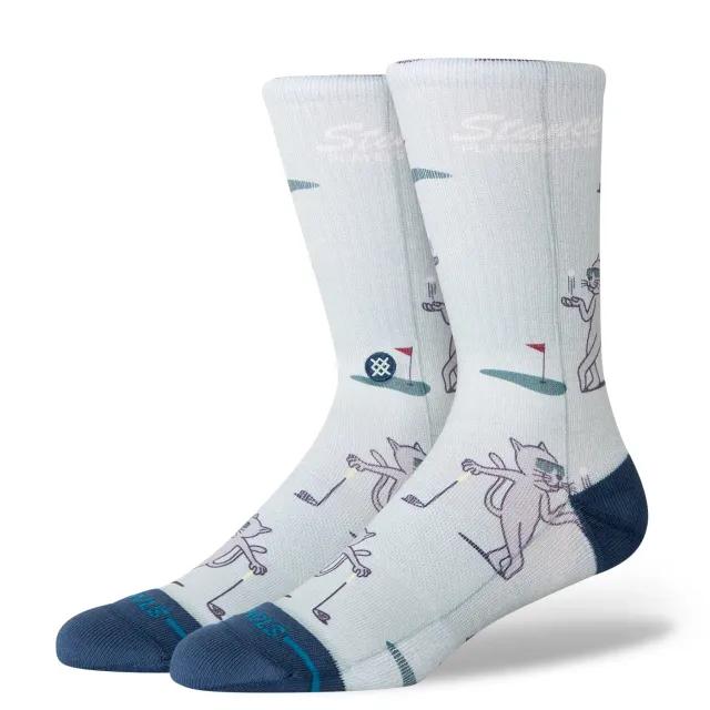 Stance Players Club Crew strømper grøn polyester
