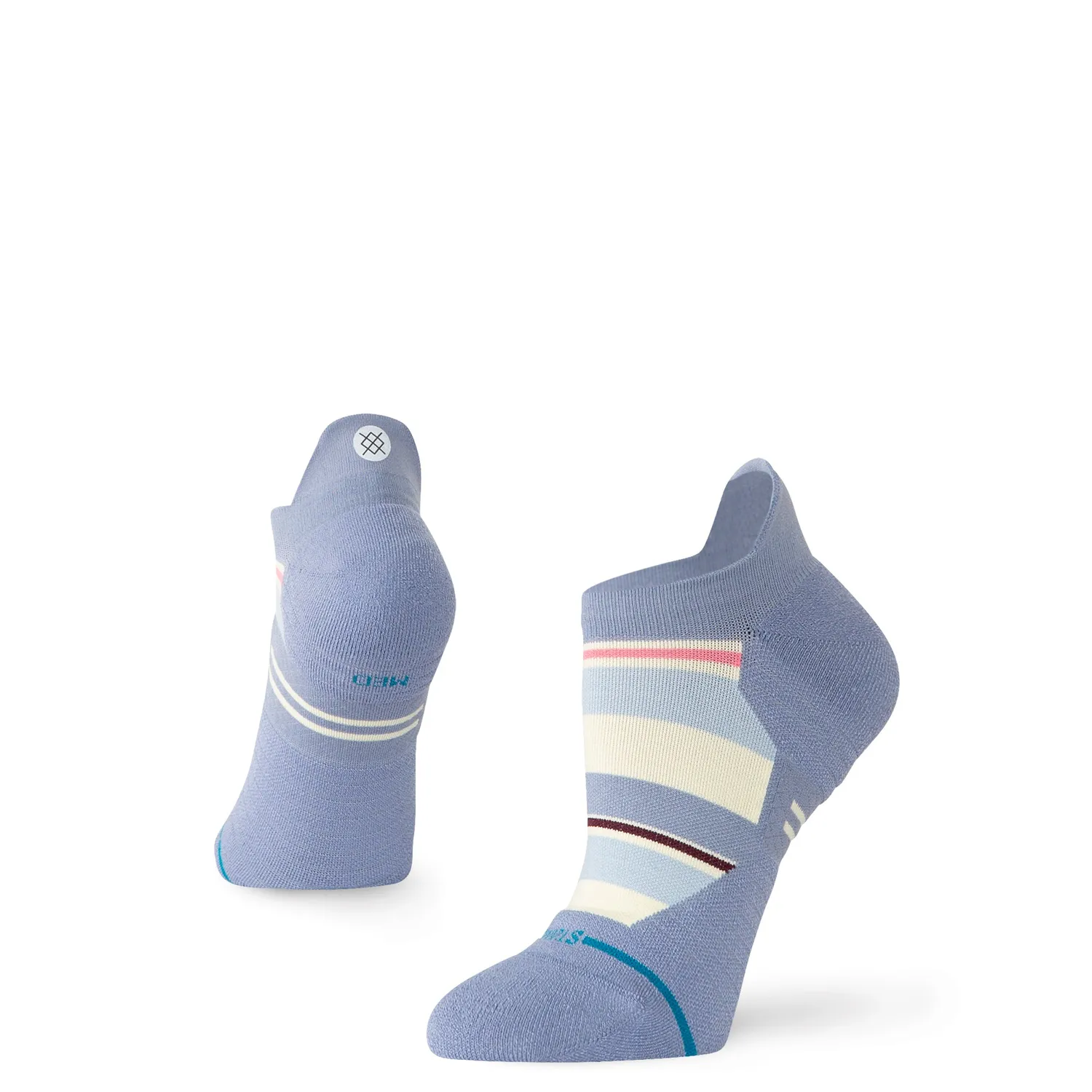 Stance Milo Light Tab løbestrømper blå lav