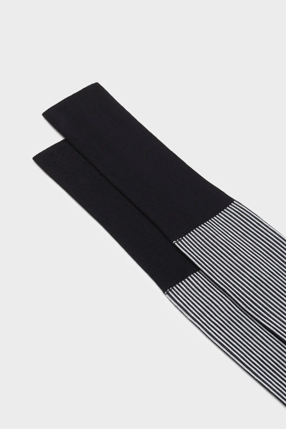 Bresciani Essentials Enea strømper blå-hvid bomuld