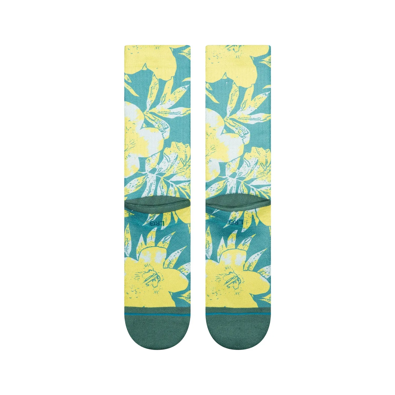 Stance Lihue Crew strømper grøn – medium polstring