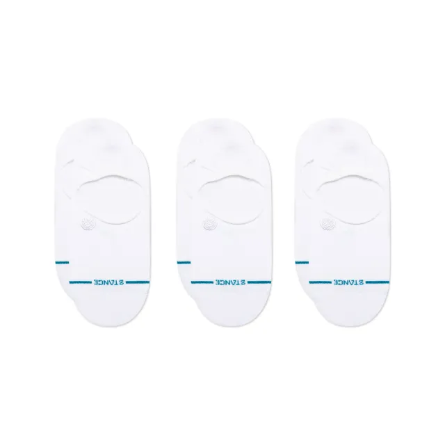 Stance Icon No Show strømper hvid 3 pak let polstring