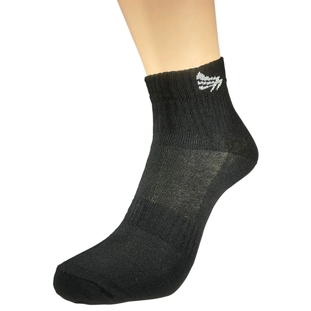 1000 Mile Puresox Lite sportssokker sort 3-pak åndbar