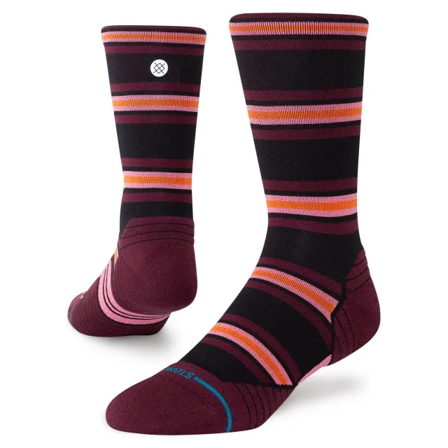Stance Wayfarer Light Crew løbestrømper fig – let polstring