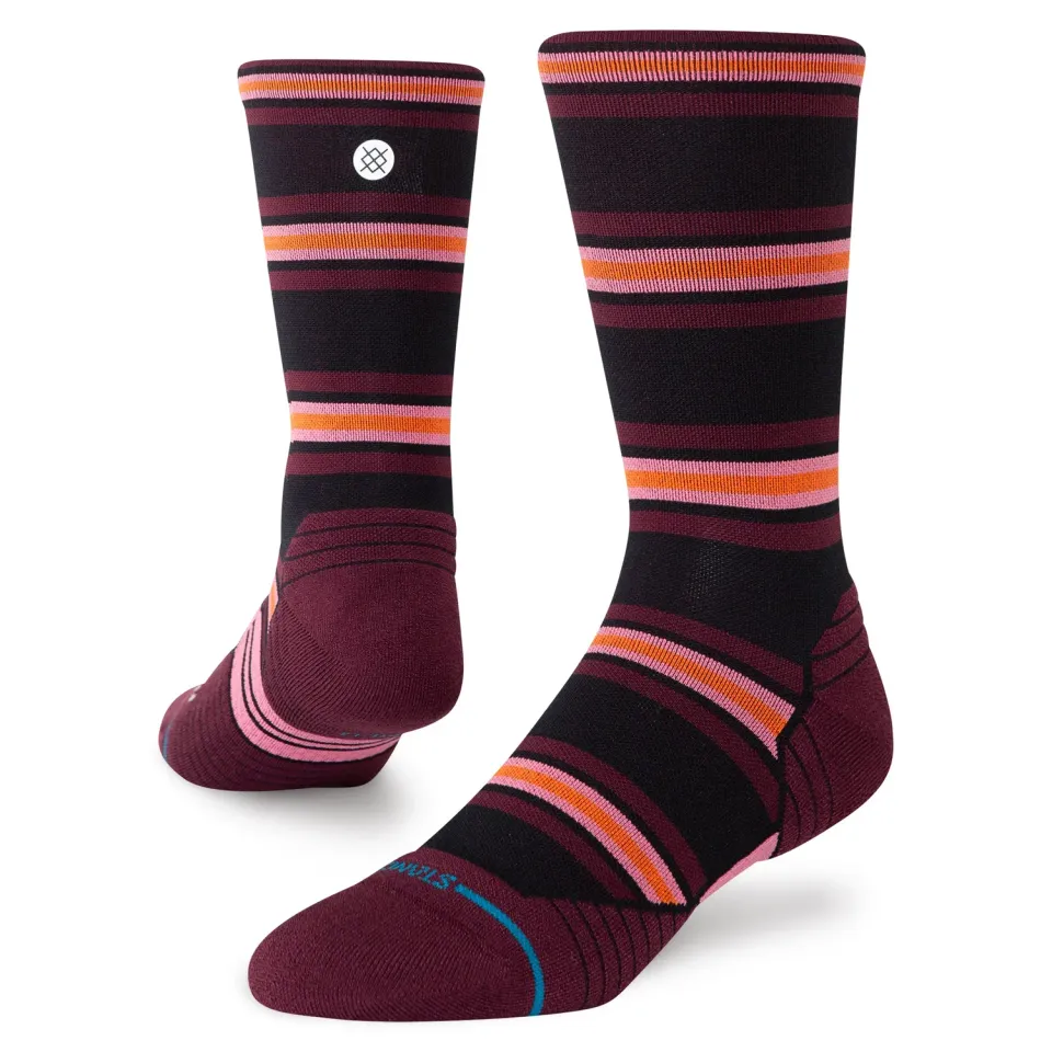 Stance Wayfarer Light Crew løbestrømper fig – let polstring