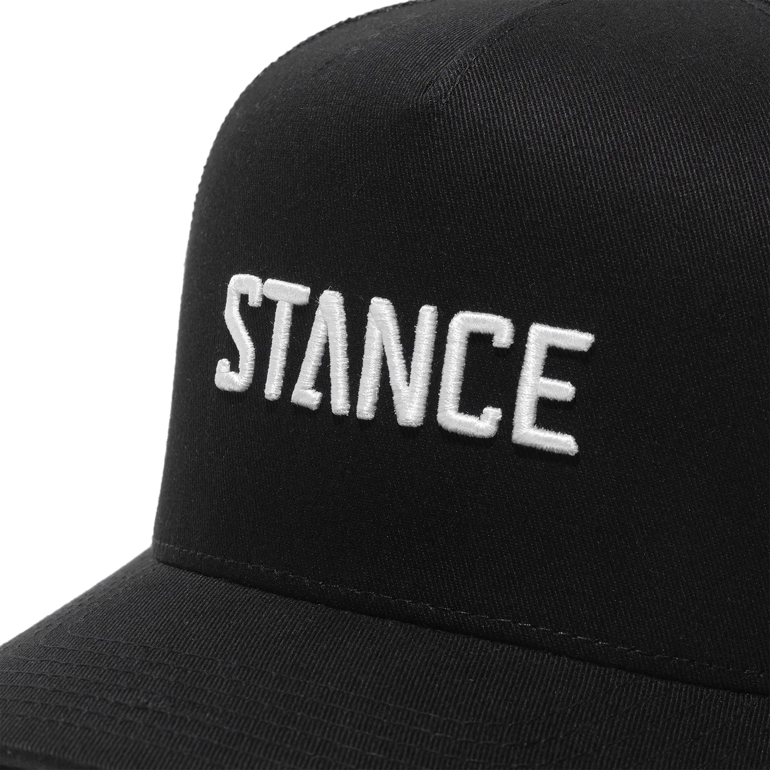 Stance Icon snapback kasket sort-hvid medium profil