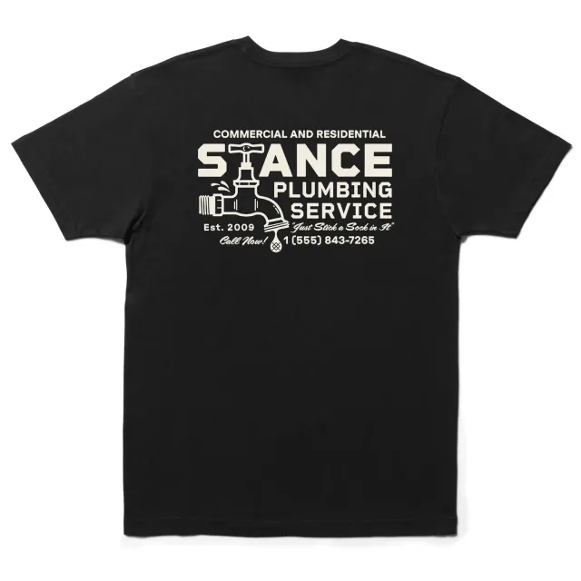 Stance Classified t-shirt sort 100% bomuld