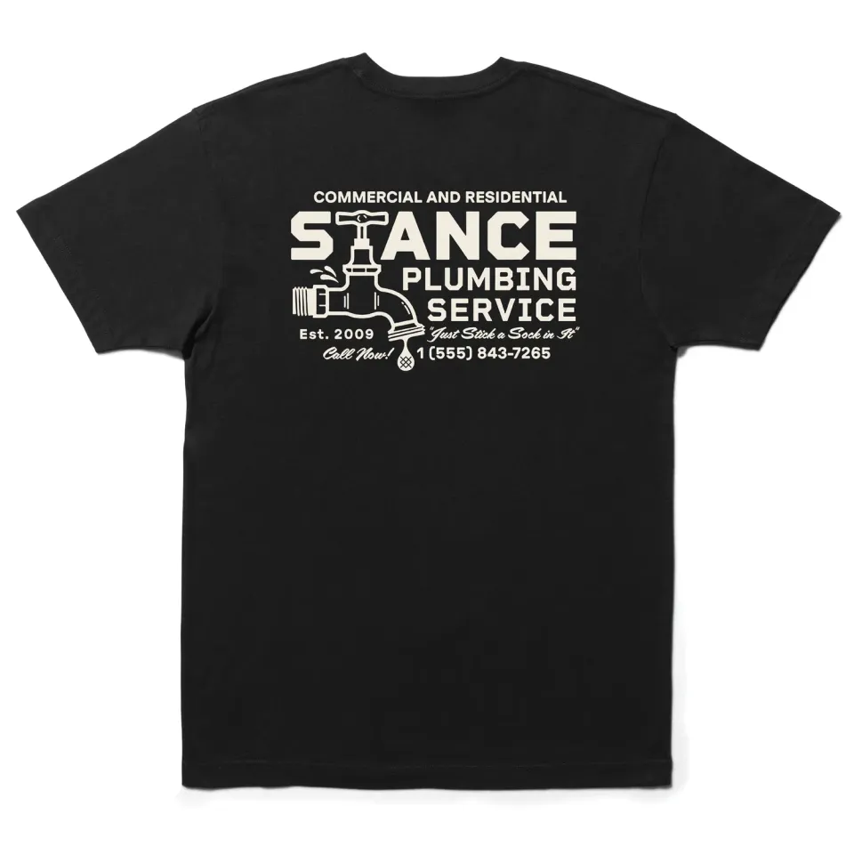 Stance Classified t-shirt sort 100% bomuld
