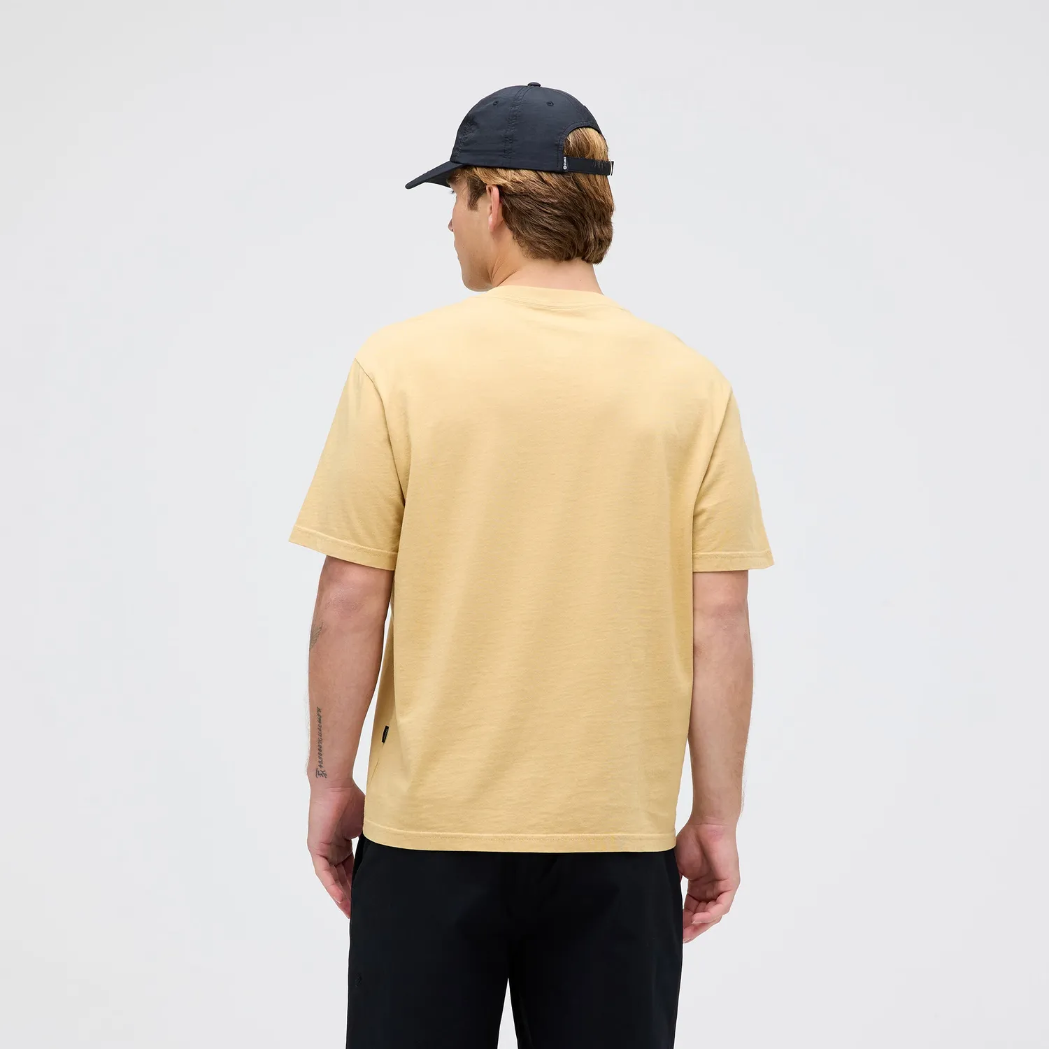 Stance Studio Organic Cotton Tee khaki relaxed
